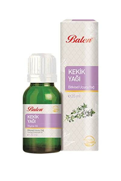 Balen Kekik Yağı 20 ml Doğal Bitkisel Uçucu Yağ Içilebilir Saflığı Yüksek Keskin Kekik Yağı