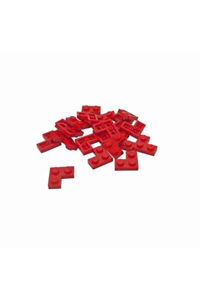LEGO لوحة أصلية مخصصة 2 × 2 زاوية مسطحة من الطوب الأحمر سيتم إرسال 4 قطع