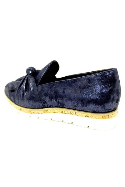 Marco Tozzi Pantolette
 - Blau - Flacher Absatz