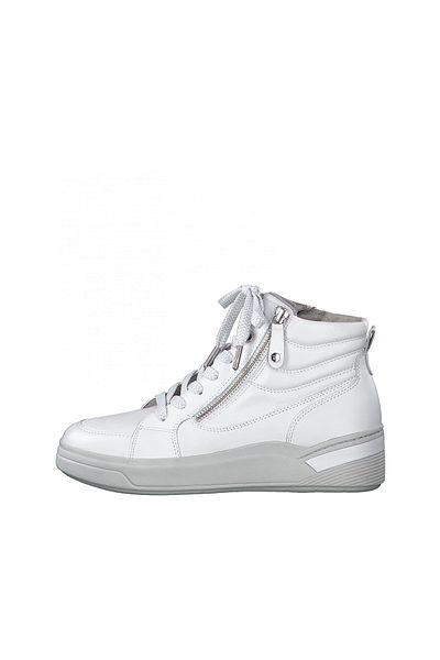 Tamaris Stiefelette - Weiß - Flacher Absatz