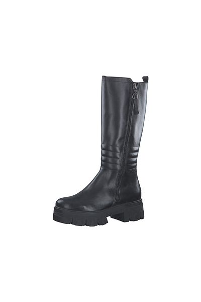Marco Tozzi Stiefel - Schwarz - Flacher Absatz