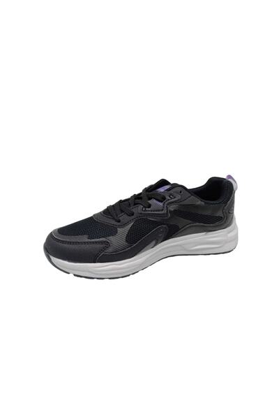 Jump 28099 Women's Black Lace-up Walking Running Sneakers