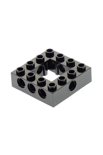 LEGO Technic Moc Black Brick - with 4X4 Pin Holes, 1 Piece Will Be Sent