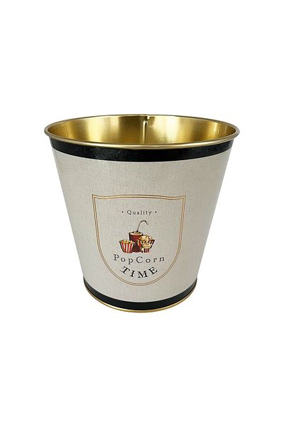 EVLE Metal Popcorn Box - Popcorn Bucket 13.5 Cm, Azura Er149-3o