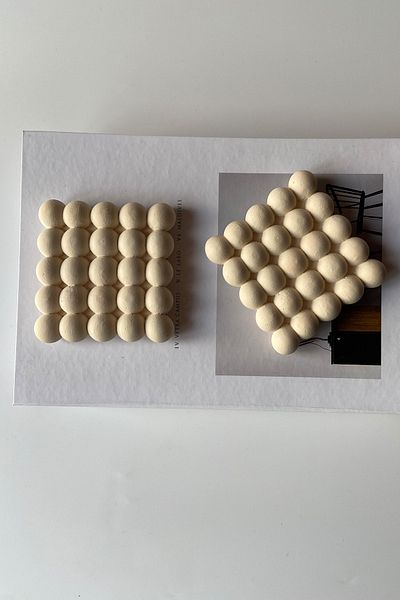 sin istanbul Set of 2 Bubble Coasters Beige
