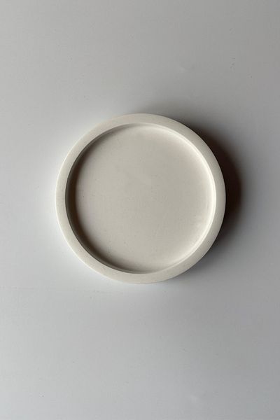 sin istanbul Round Plate 12 Cm White