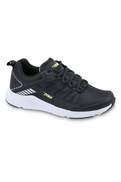Jump 24865 Unisex Siyah Neon Yeşil Yürüyüş Koşu Spor Ayakkabı