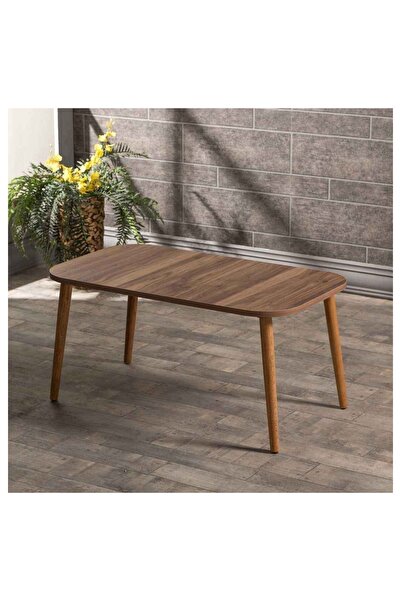 Depohaus Kare Orta Sehpa Ahşap Torna Ayak-2008