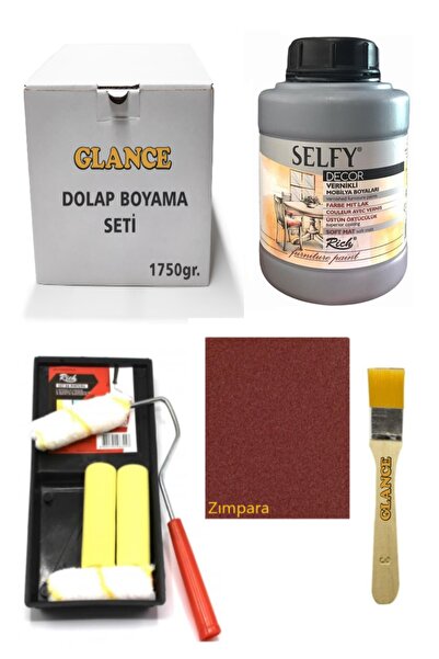 GLANCE Rich Selfy Decor Kendinden Vernikli Boya 1250cc Antrasit Genel Amaçlı ...