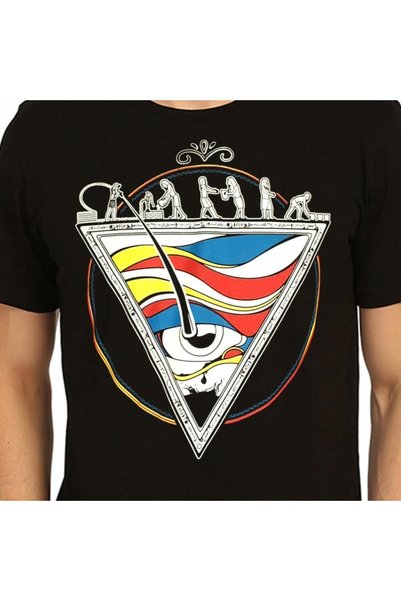Bant Giyim - Pyramid Black Men's T-Shirt T-Shirt