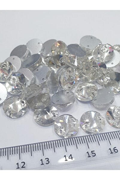 CRYSTALSHOP Кристален шивашки камък - 12 мм кръгъл (50 г. сл. Хр.)