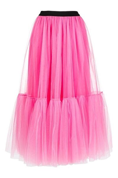INDRESS Kadın Pembe Tül Tek
