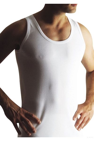 ÇamaşırcımShop Star 6 Pack 04 100% Cotton Ribbed Men's Tank Top