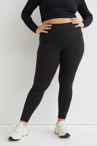 Sizseyy Diving Fabric High Waist Oversize Leggings