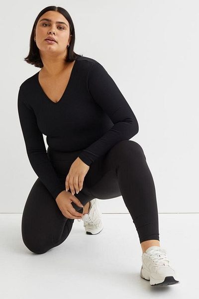 Sizseyy Diving Fabric High Waist Oversize Leggings