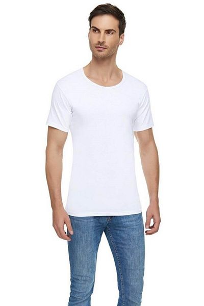 ÇamaşırcımShop Elit 1002 100% Cotton Crew Neck Men's Undershirt Short Sleeve