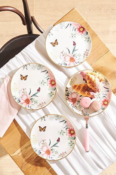 Emsan Bouquet 4 Piece Cake Dessert Set