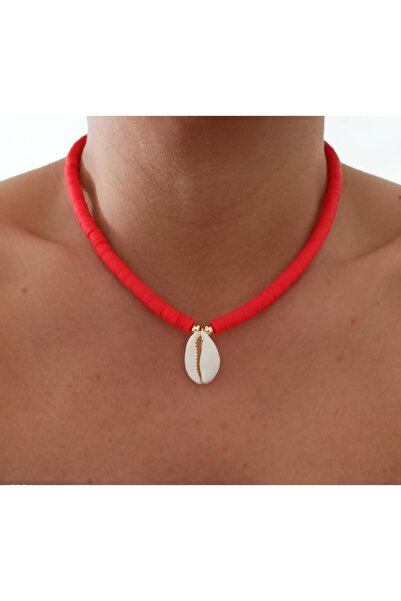 DENİZDENAL صدف الصيف فيمو قلادة