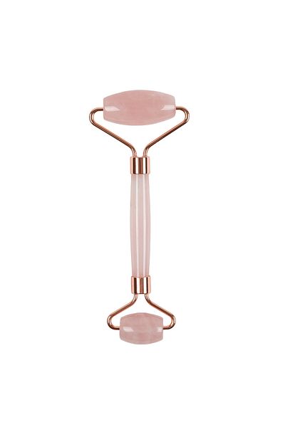 İLTERUS Pink Quartz Face Roller And Pink Quartz Heart Gua Sha Facial Massage Stone Premium Set