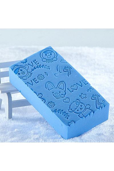SWİCCO Pouch-exfoliating - washcloth-dead Leather Peeler - baby-adult Bath Sponge (dormitory Original Product) Blue Pink Green