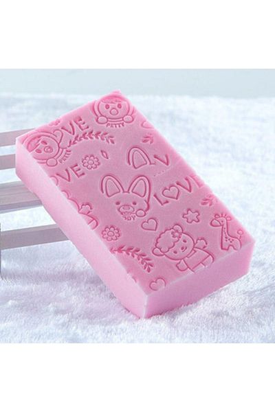 SWİCCO Pouch-exfoliating - washcloth-dead Leather Peeler - baby-adult Bath Sponge (dormitory Original Product) Blue Pink Green