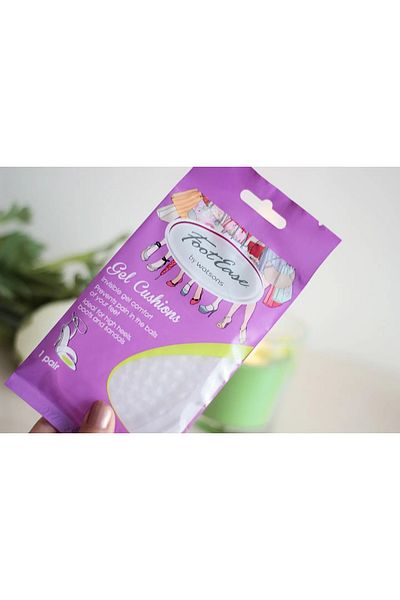 Footease Heel Cushion Gel Heel Support Gel (1 Pair)