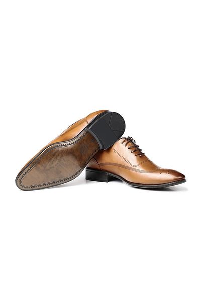 Ducavelli Κομψά ανδρικά παπούτσια από γνήσιο δέρμα Oxford Laced Classic