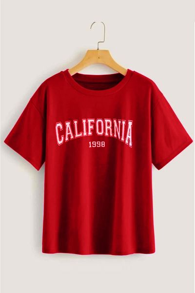 MODAGEN Ανδρικό μπλουζάκι California με στάμπα Oversize