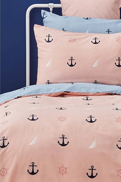Karaca Home Σετ Παπλωματοθήκης Nautica Home Kids Anchor 100% Βαμβακερό Μονό