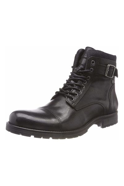 Jack & Jones Stiefelette - Grau - Flacher Absatz