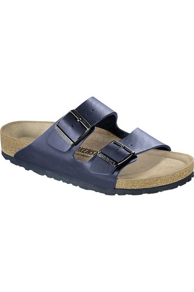 Birkenstock Pantolette
 - Blau - Flacher Absatz