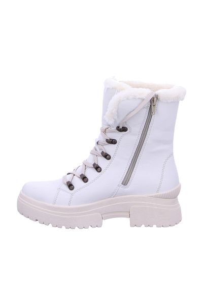 Rieker Stiefelette - Weiß - Flacher Absatz