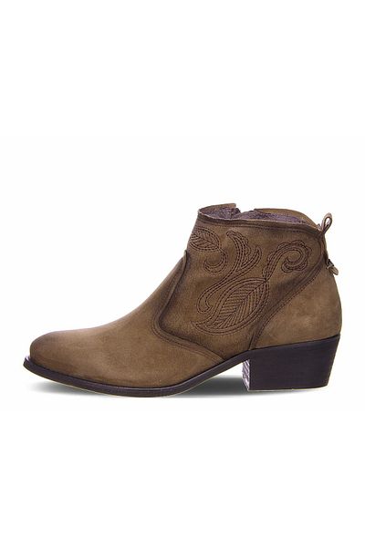 Camel Active Stiefelette - Braun - Flacher Absatz