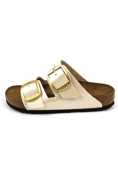 Birkenstock Sandalette - Weiß - Flacher Absatz