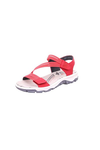 Rieker Sandalette - Rot - Flacher Absatz
