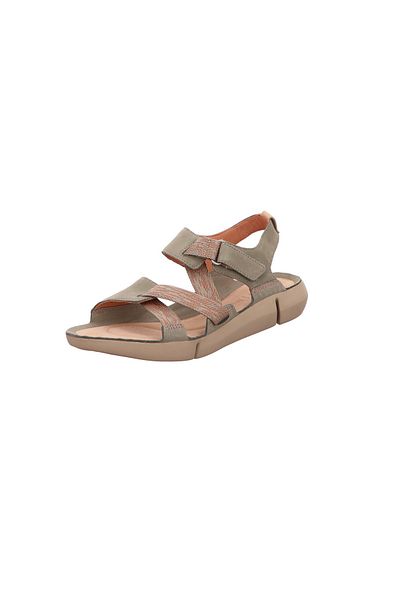 CLARKS Sandalette - Grau - Flacher Absatz