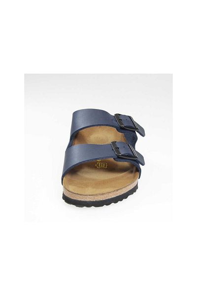 Birkenstock Pantolette
 - Dunkelblau - Flacher Absatz
