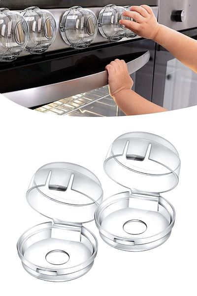 Buffer ® Heat Resistant Plastic Cooker Button Protector Button Lock Safety Assembly