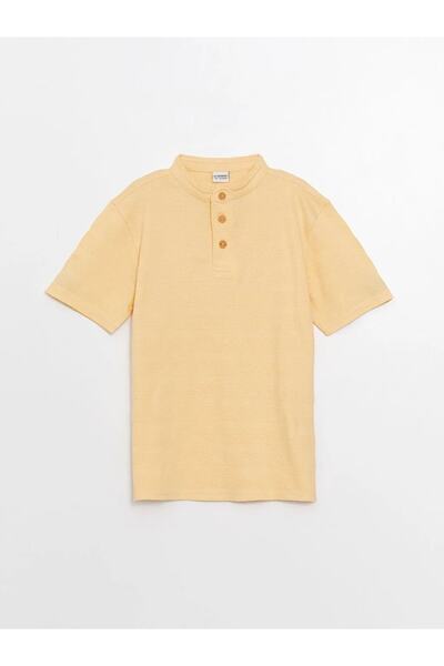 LC Waikiki Tricou pentru băieți cu mânecă scurtă cu guler judecător Lcw Kids