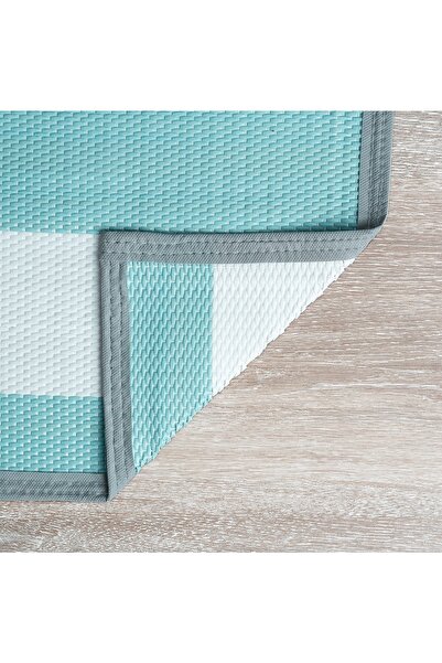 CRAFT HOME Katlanabilir Plastik Hasır Halı Kilim Piknik Plaj Park Bahçe Teras Veranda