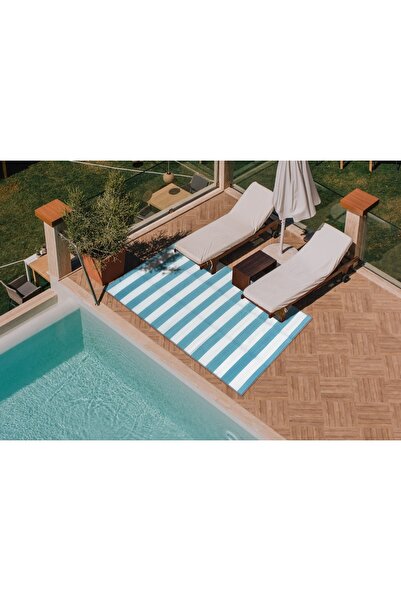 CRAFT HOME Katlanabilir Plastik Hasır Halı Kilim Piknik Plaj Park Bahçe Teras...