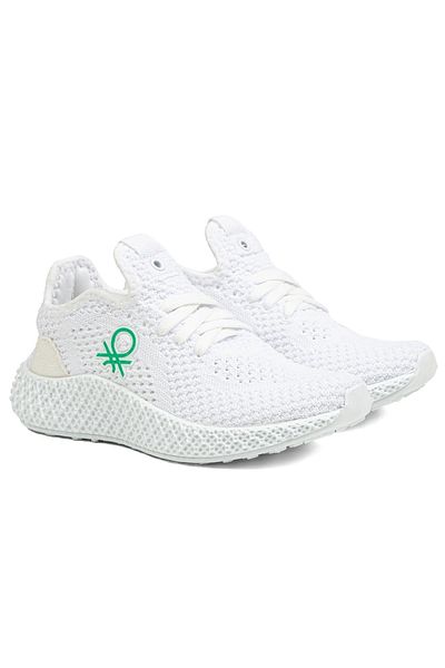 Benetton ® |   Bn-30961- 3482 Alb - Pantofi sport pentru copii