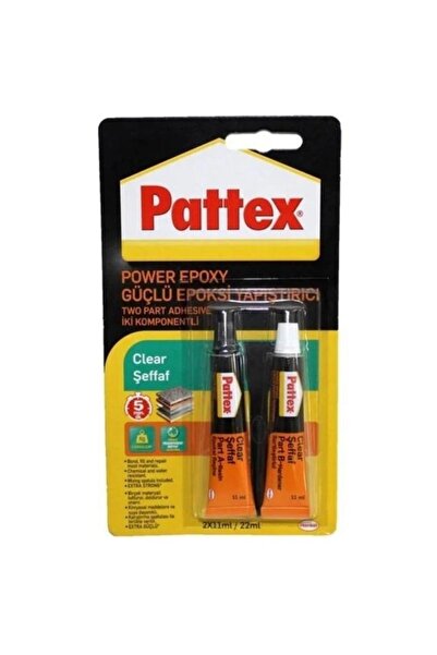 Pattex Süper Yapıştırıxcı Pow Epoxy Lig. Clear 2x11 Ml 1992012