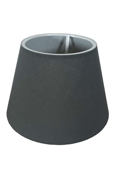Art&Gift Anthracite Fabric - Ready Lampshade Cap Hat