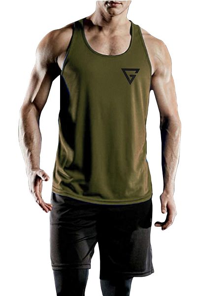 GHASSY CO. ملابس رياضية للرجال ذات مقاس Y-back للياقة البدنية، رياضية Gym-101