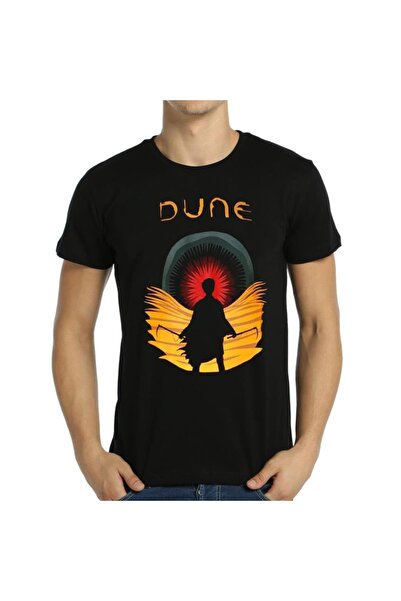 Bant Giyim Dune Men's Black T-Shirt - Comfortable Fit and Stylish Design