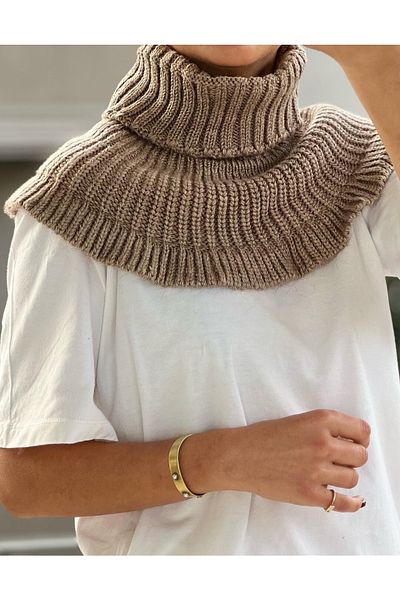 Whoknows Mink Neck Collar Scarf