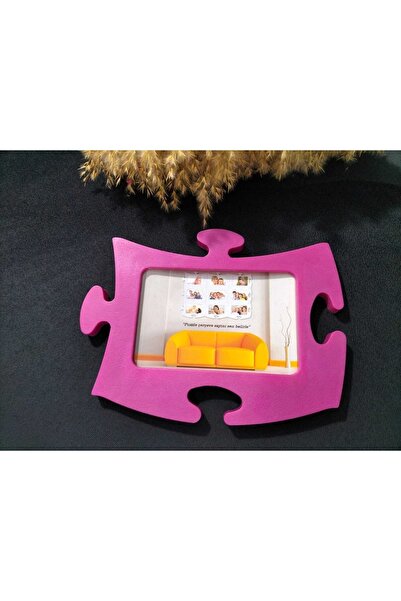 BELLARTE Birleştirilebilir Puzzle Şekilli Fotoğraf Çerçevesi (10X15)