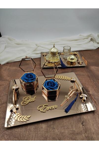 Denseden Süslü Söz Tavă de logodnă Suporturi pentru inele Foarfece Mire Cupă ...