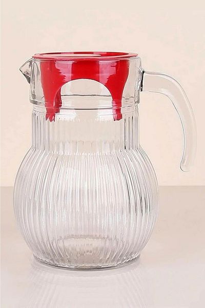Tiesa Home Glass 1300cc Jug with Lid Roma